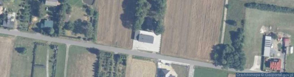 Zdjęcie satelitarne OSP w Krzemieniewie