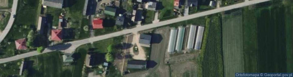 Zdjęcie satelitarne OSP w Krzepczowie