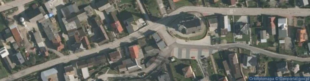 Zdjęcie satelitarne OSP w Krzyżanowicach Gmina Krzyżanowice