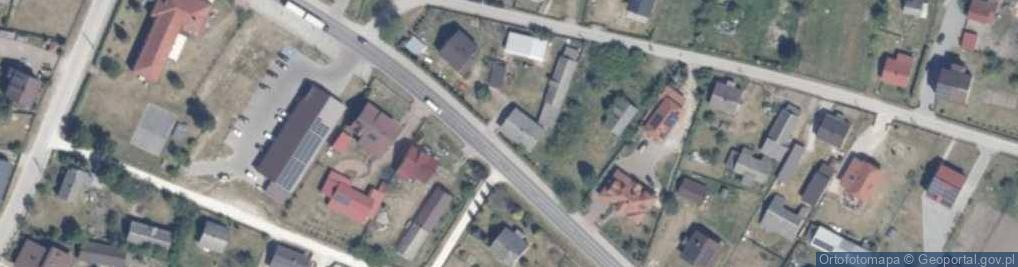 Zdjęcie satelitarne OSP w Kurzelowie