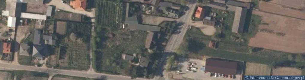 Zdjęcie satelitarne OSP w Kurzeszynie