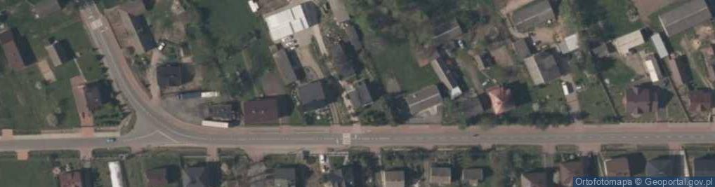 Zdjęcie satelitarne OSP w Łagiewnikach