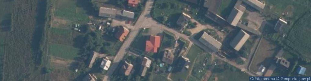 Zdjęcie satelitarne OSP w Łapalicach