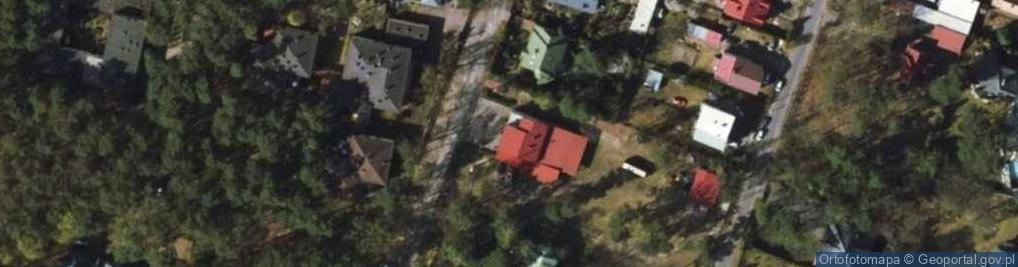 Zdjęcie satelitarne OSP w Laskach