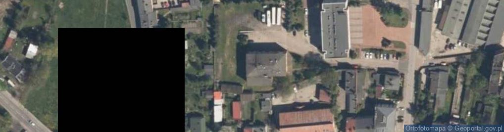 Zdjęcie satelitarne OSP w Łasku