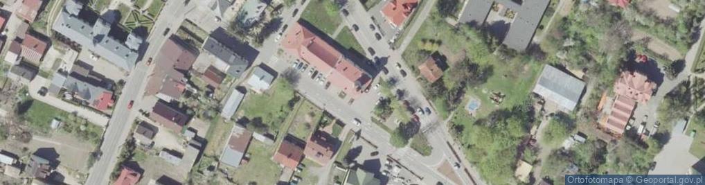 Zdjęcie satelitarne OSP w Łęcznej