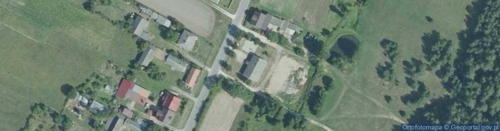 Zdjęcie satelitarne OSP w Leśnicy