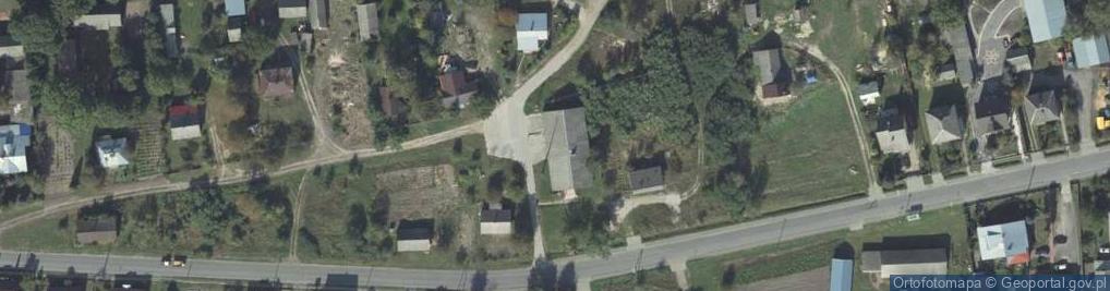 Zdjęcie satelitarne OSP w Leśniowicach