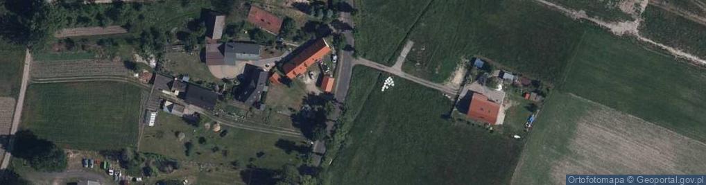 Zdjęcie satelitarne OSP w Leśniowie Wielkim