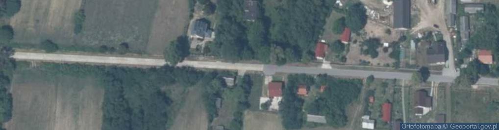 Zdjęcie satelitarne OSP w Lipie