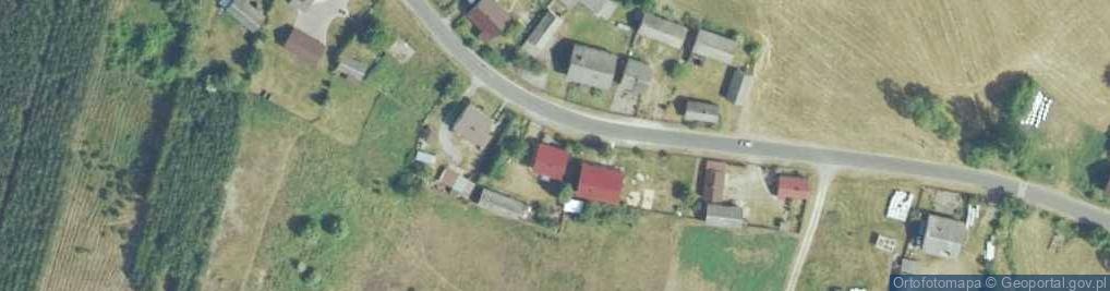 Zdjęcie satelitarne OSP w Lipnicy