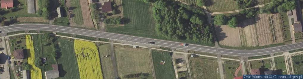 Zdjęcie satelitarne OSP w Liśniku Małym