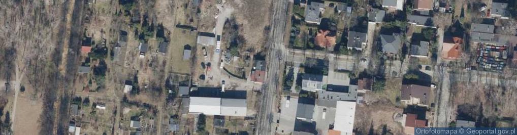 Zdjęcie satelitarne OSP w Łodzi Sikawa