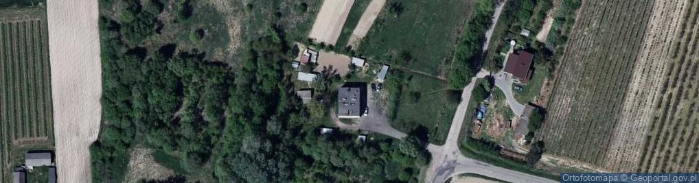 Zdjęcie satelitarne OSP w Łopatkach