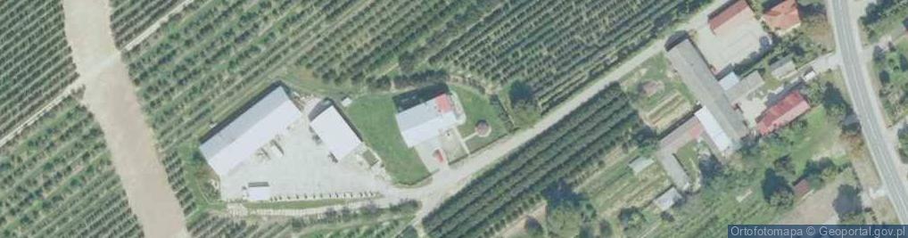 Zdjęcie satelitarne OSP w Łukawie