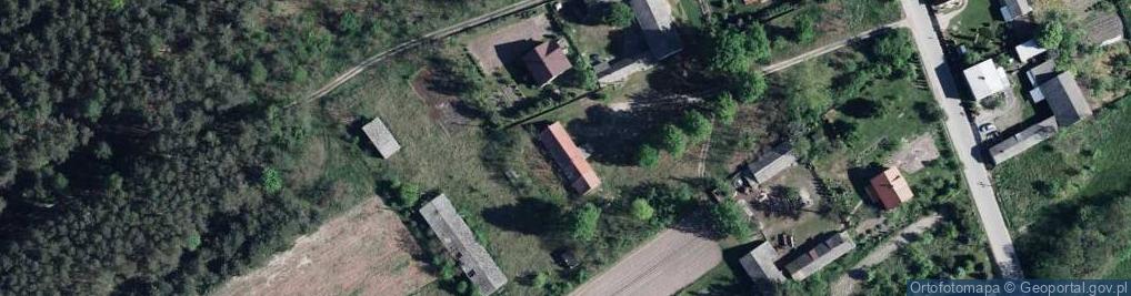 Zdjęcie satelitarne OSP w Łukówcu