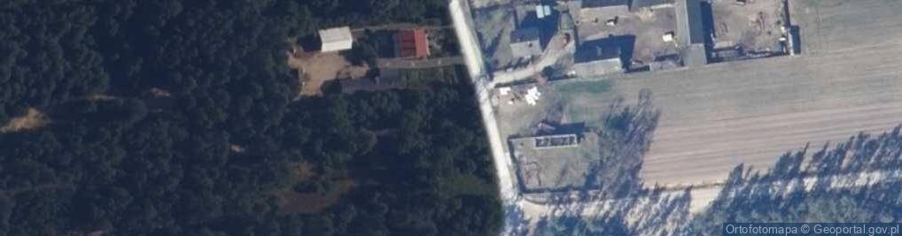 Zdjęcie satelitarne OSP w Mąkosach Starych