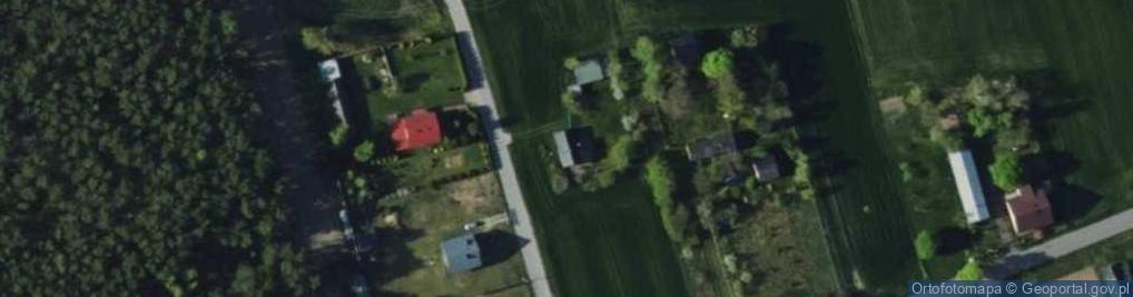 Zdjęcie satelitarne OSP w Mąkoszynie