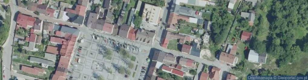 Zdjęcie satelitarne OSP w Małogoszczu
