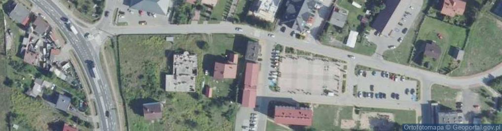 Zdjęcie satelitarne OSP w Miedzianej Górze