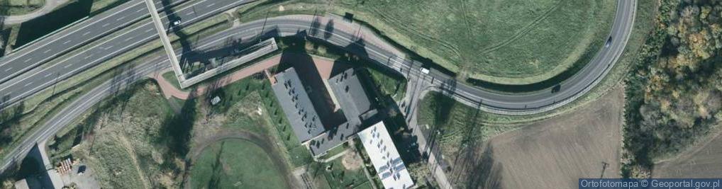 Zdjęcie satelitarne OSP w Międzyświeciu
