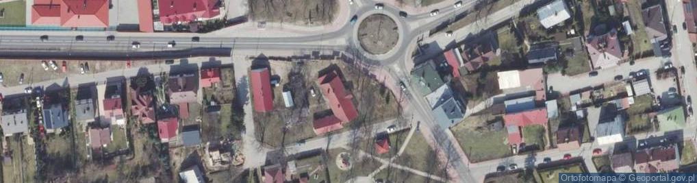 Zdjęcie satelitarne OSP w Mielcu
