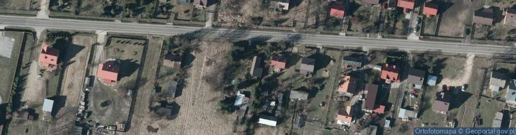 Zdjęcie satelitarne OSP w Mieni