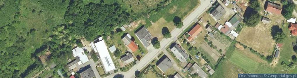 Zdjęcie satelitarne OSP w Mierzęcinie