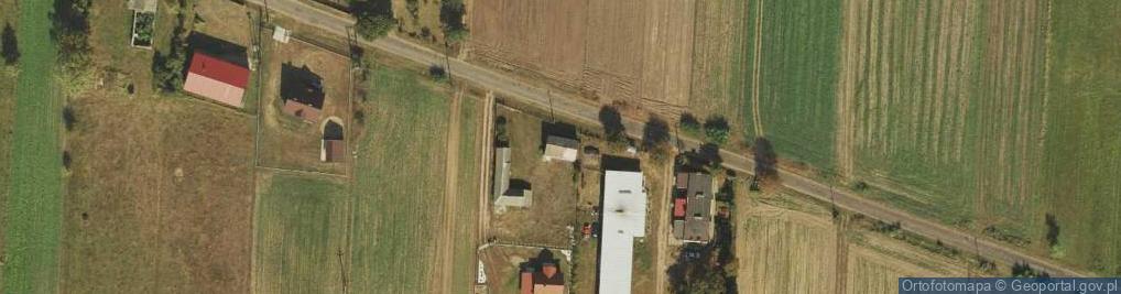 Zdjęcie satelitarne OSP w Mierzęcinie