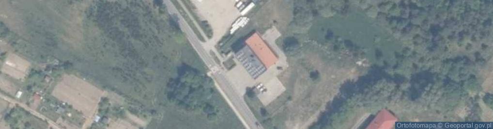Zdjęcie satelitarne OSP w Mikołajkach Pomorskich