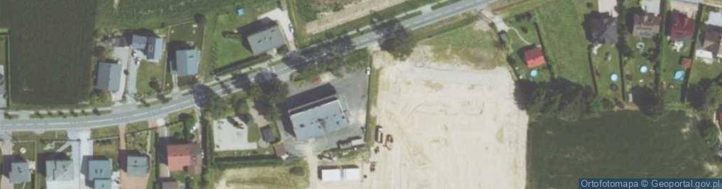 Zdjęcie satelitarne OSP w Mizerowie