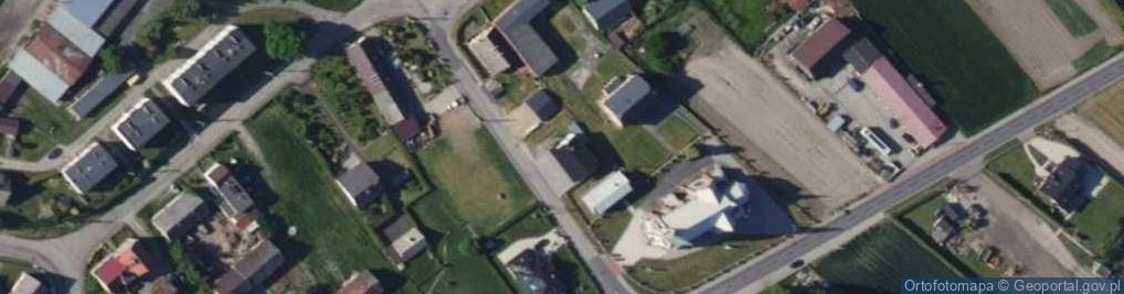 Zdjęcie satelitarne OSP w Modzurowie Gmina Rudnik