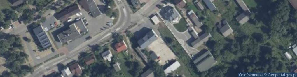 Zdjęcie satelitarne OSP w Mokobodach
