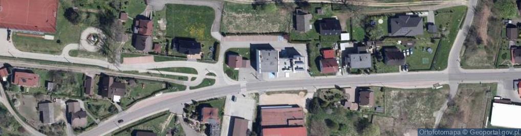 Zdjęcie satelitarne OSP w Moszczenicy Gmina Jastrzębie Zdrój