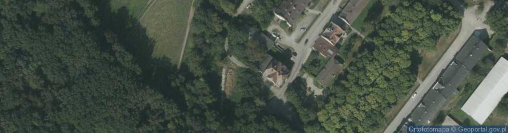 Zdjęcie satelitarne OSP w Mosznej