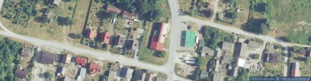 Zdjęcie satelitarne OSP w Motkowicach