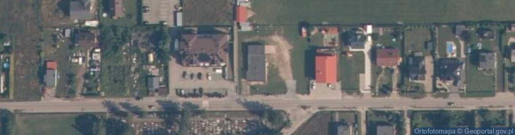 Zdjęcie satelitarne OSP w Mrzezinie