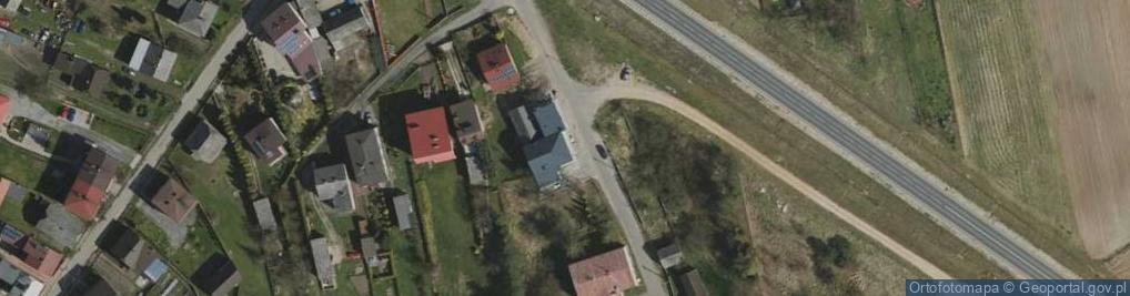 Zdjęcie satelitarne OSP w Myszkowie Mrzygłódce