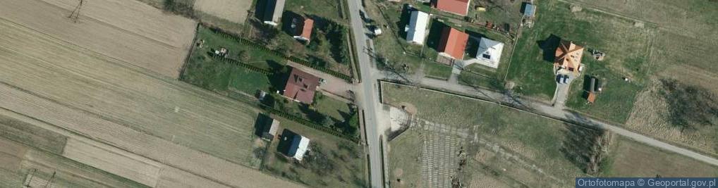 Zdjęcie satelitarne OSP w Mytarce