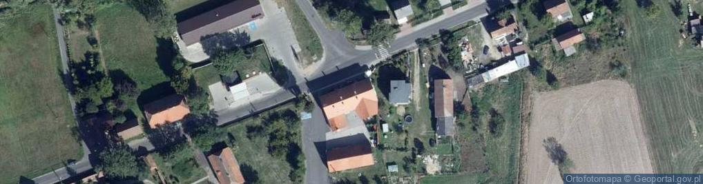 Zdjęcie satelitarne OSP w Niegosławicach