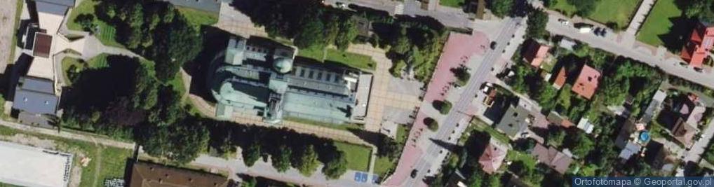 Zdjęcie satelitarne OSP w Niepokalanowie