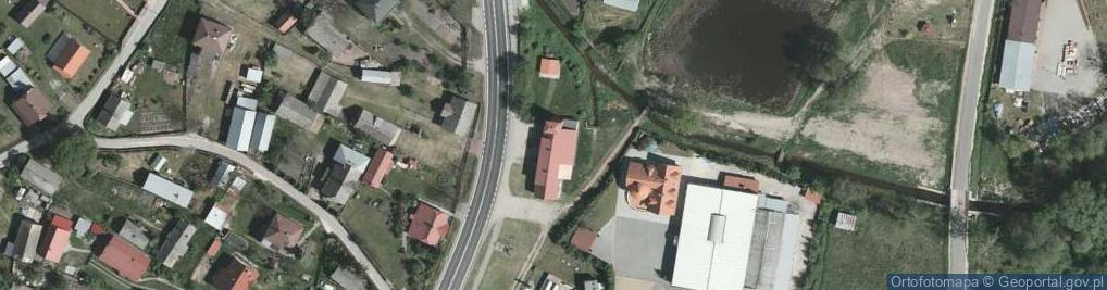 Zdjęcie satelitarne OSP w Nowej Dębie