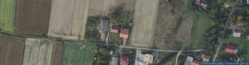 Zdjęcie satelitarne OSP w Nowosielcach