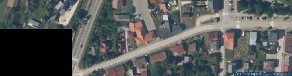 Zdjęcie satelitarne OSP w Nowym Korczynie