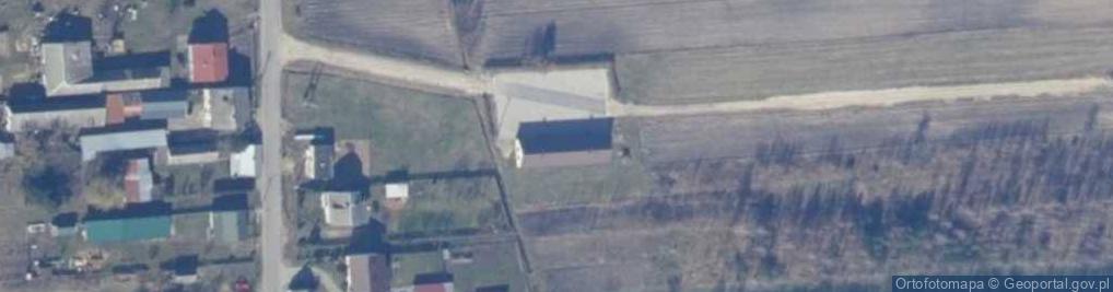 Zdjęcie satelitarne OSP w Nowym Żabieńcu