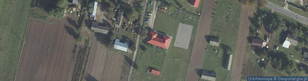 Zdjęcie satelitarne OSP w Obrowcu