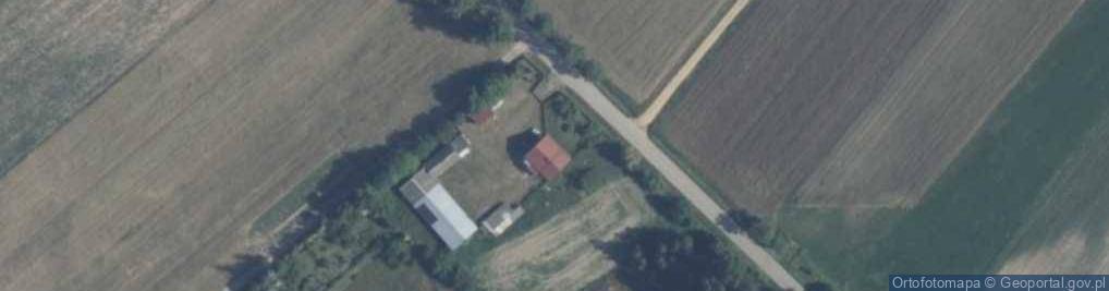 Zdjęcie satelitarne OSP w Obrytem