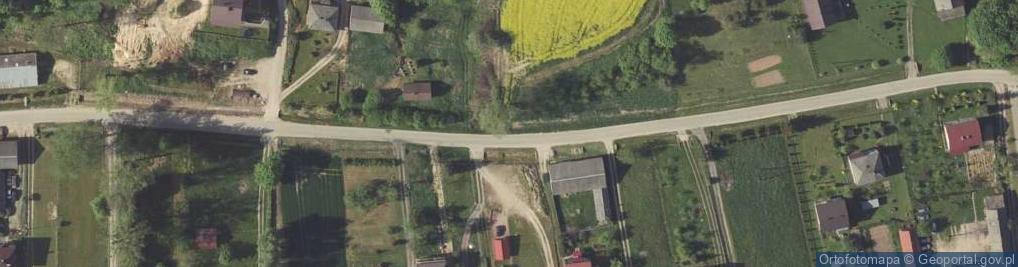 Zdjęcie satelitarne OSP w Olbięcinie