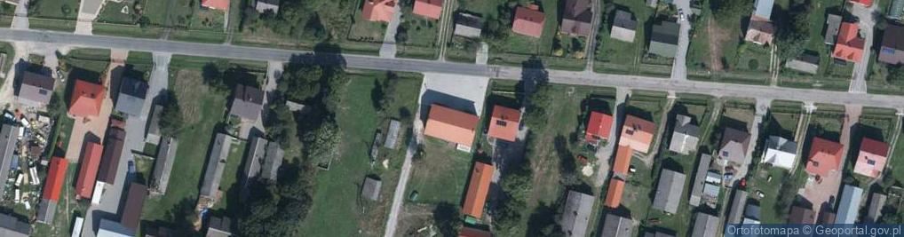 Zdjęcie satelitarne OSP w Olchowcu