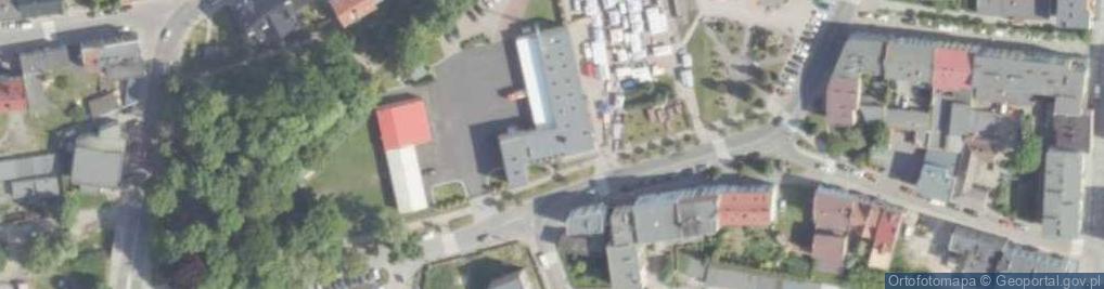 Zdjęcie satelitarne OSP w Oleśnie